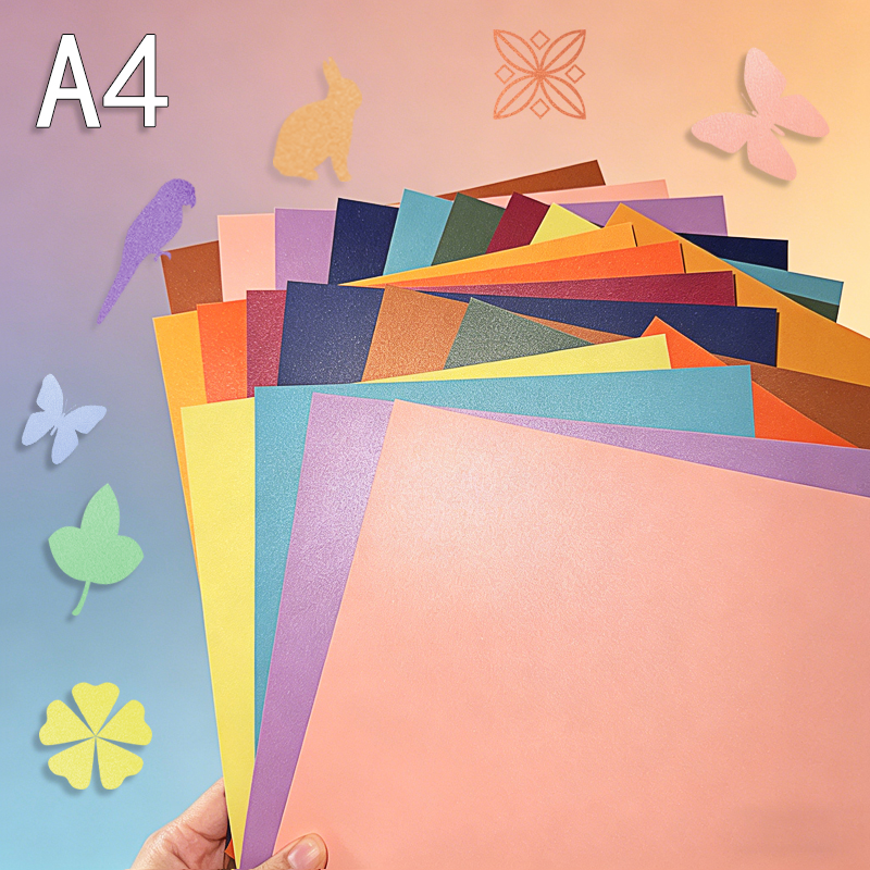Cardstock Paper Pack - A4 Color Cardstock 20PCS 250G Mixe