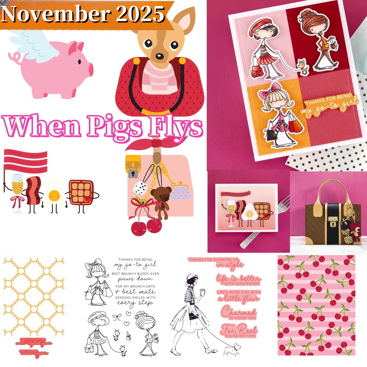 Wax Seal Stamp Kit - 2025 When Pigs Flys New Cherry