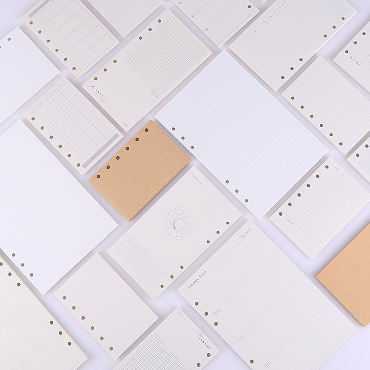Notebook Dotted A5 - Diary 2025 Classic 6 Holes Binder