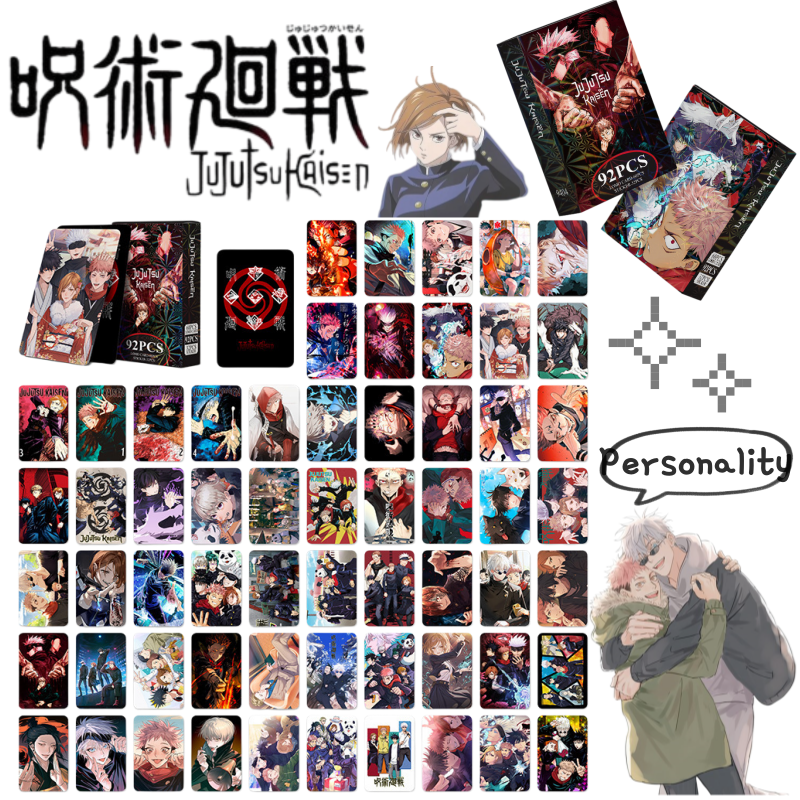 Memo Pad Sticky - 92pcs Jujutsu Kaisen Yuji Itadori and