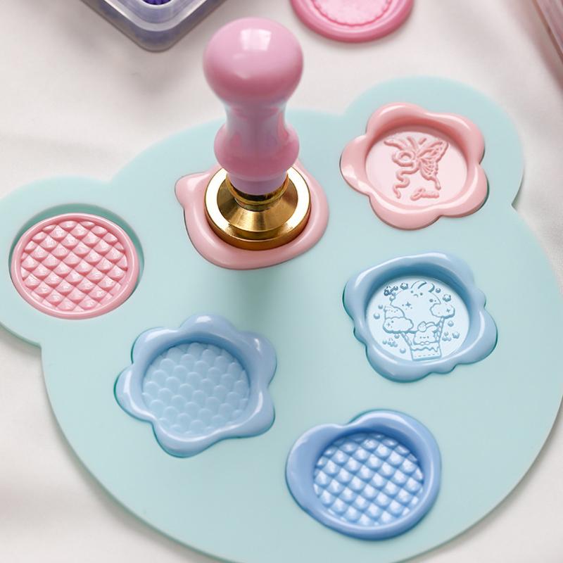 Wax Seal Stamp Kit - Wax Seal Stamp Silicone Mold Pad
