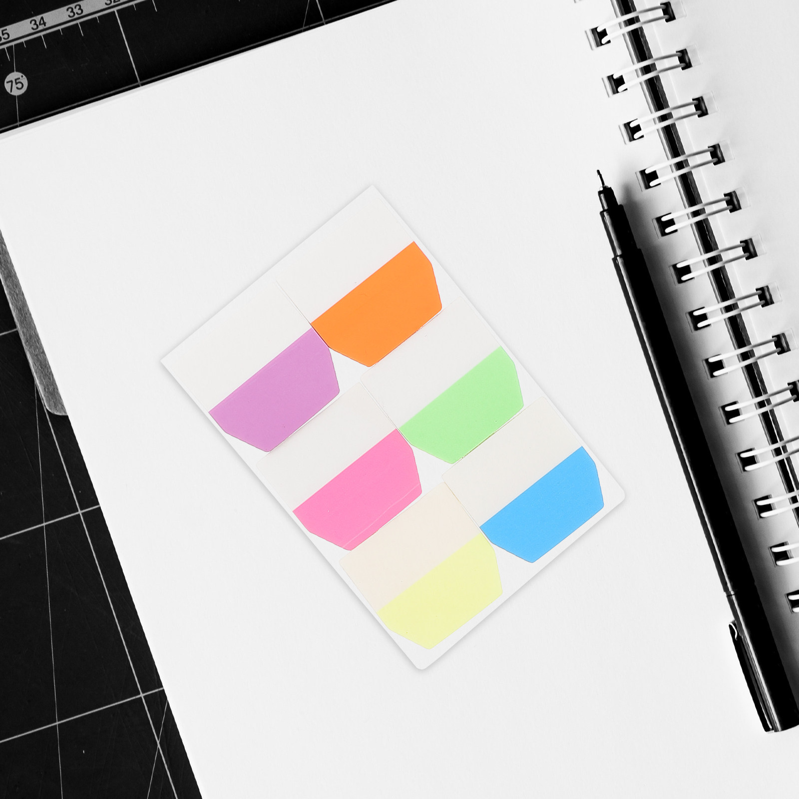 Index Tab Divider - 3Sets Colored Sticky Index Tabs Writable