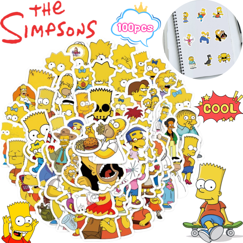 Memo Pad Sticky - The Simpsons Homer Marge Bart 100