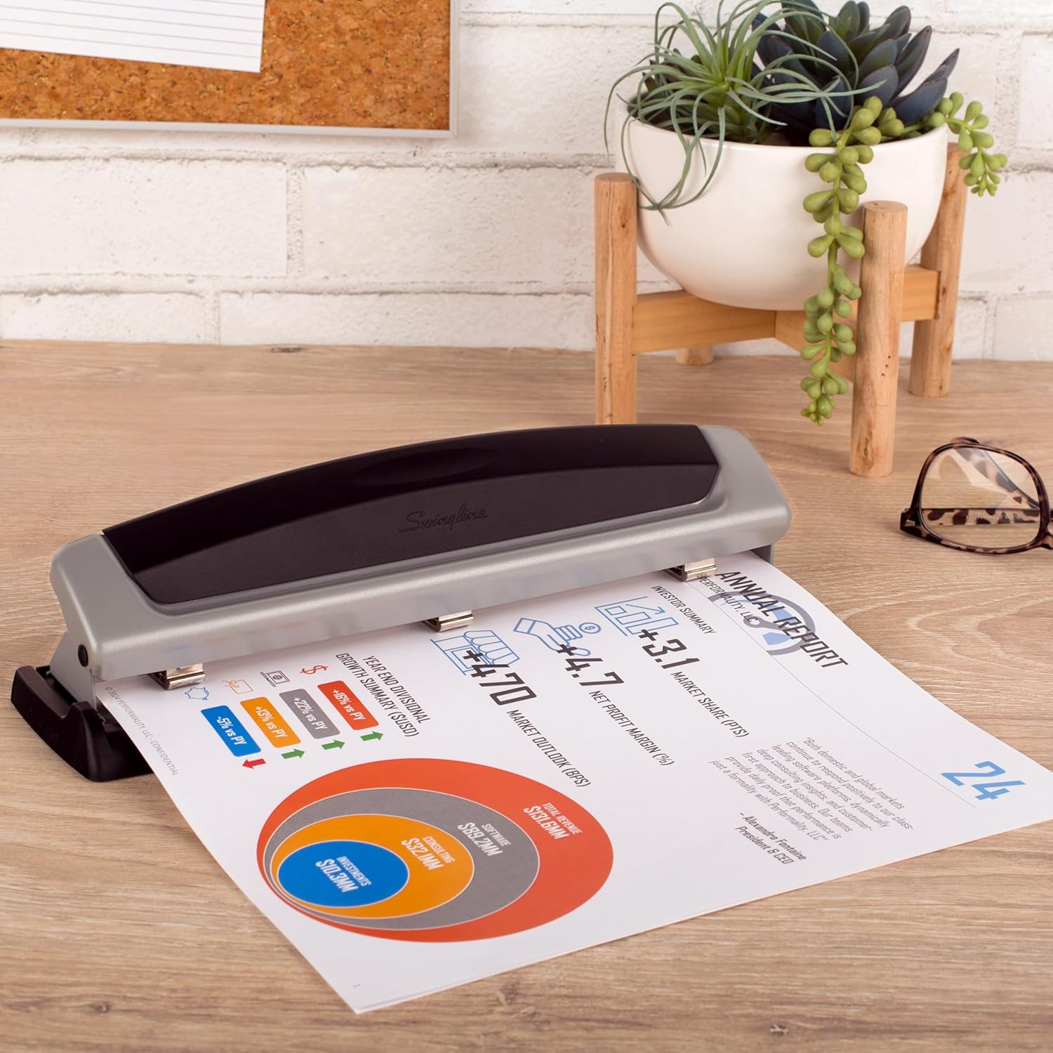 3 Hole Punch, 10 Sheet Capacit - Paper Punch 3 Hole recension och pris