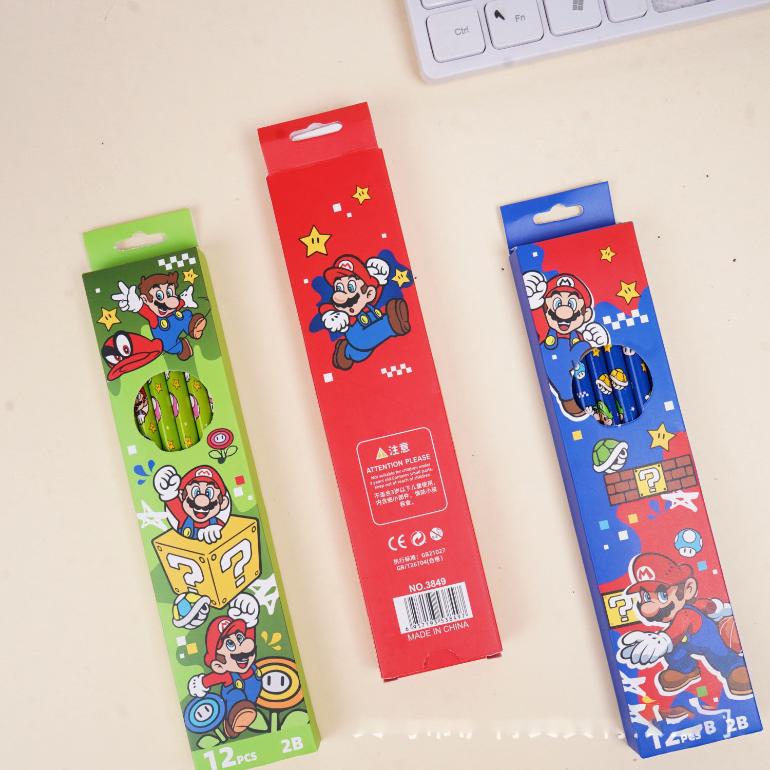 Super Mario element 2B pencil. - Stationery Office recension och pris