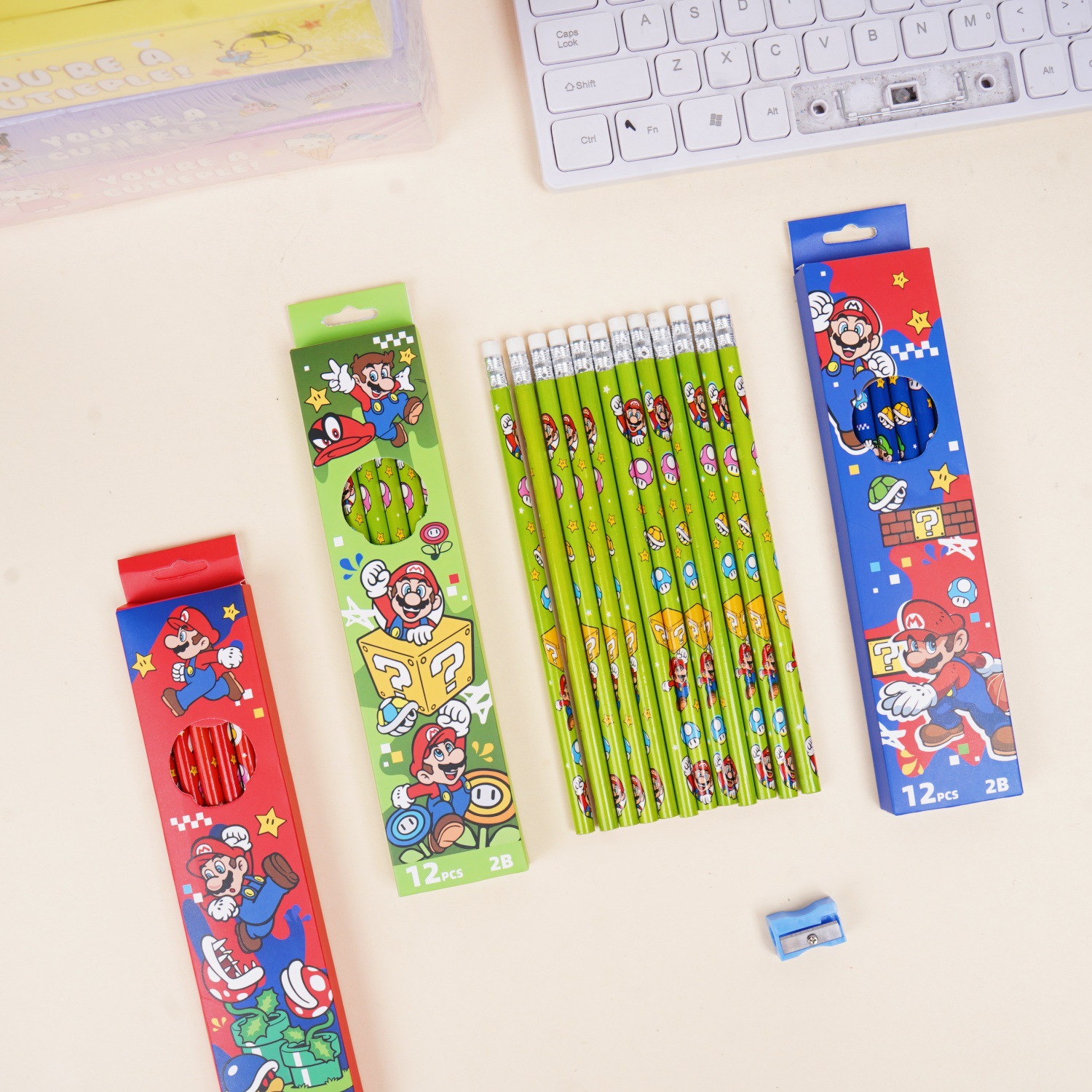 Super Mario element 2B pencil. - Stationery Office recension och pris