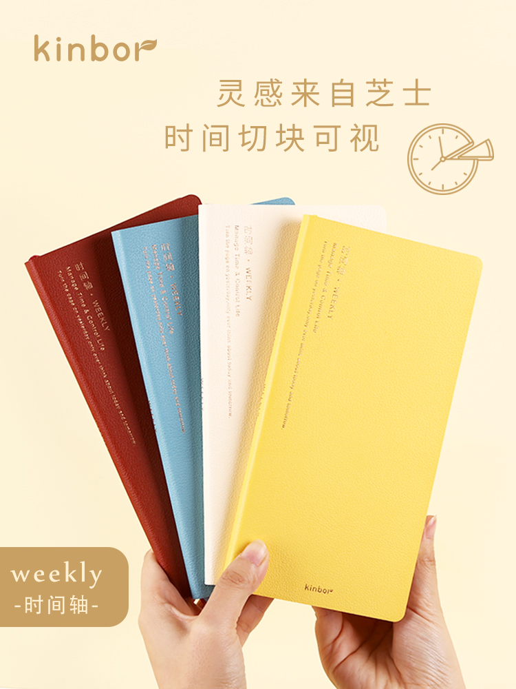 Kinbor Weekly Planner Notebook - Notebook Dotted A5 recension och pris