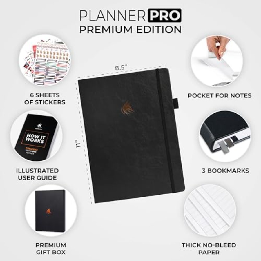 Planner Pro Premium Luxurious  - Planner Weekly Budget recension och pris