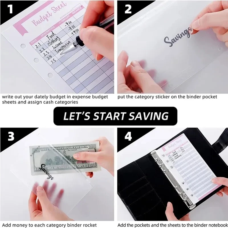Macaron Color A6 Budget Binder - Planner Weekly Budget recension och pris