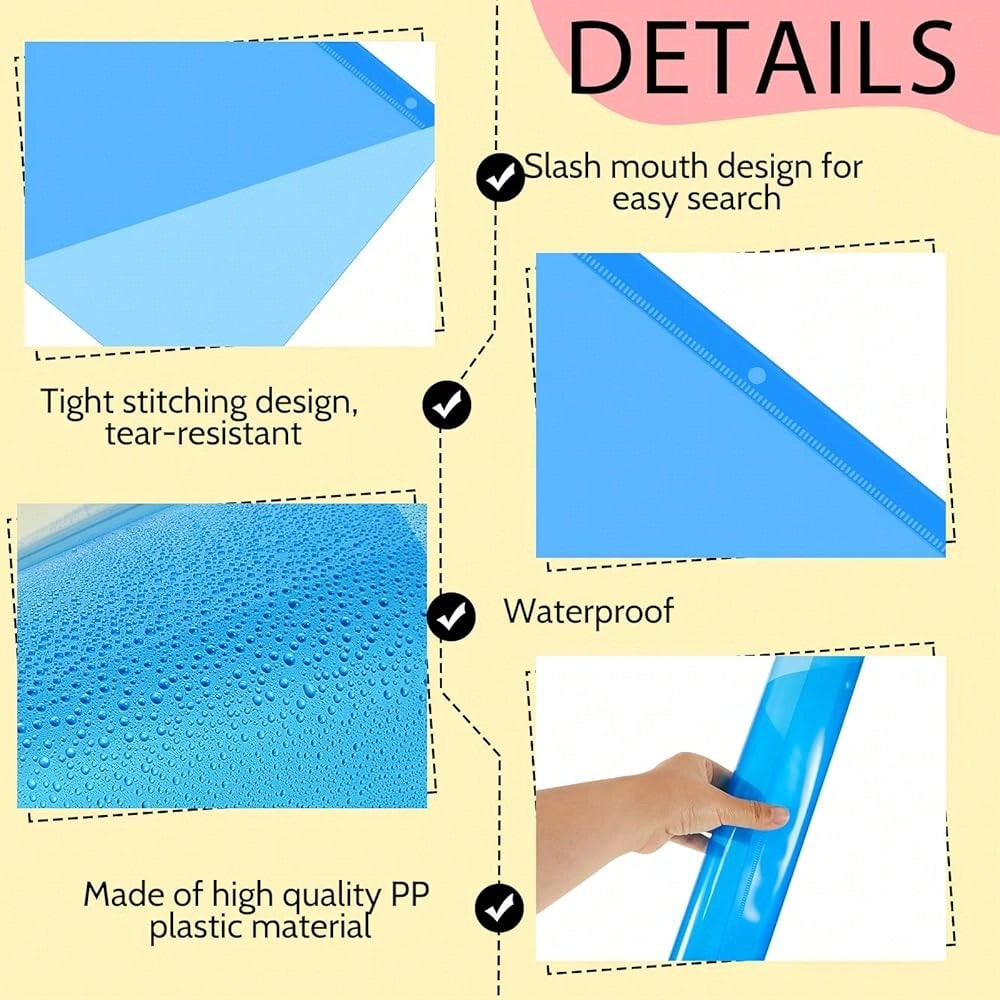 Maitys 30 Pack Binder Pockets  - Paper Punch 3 Hole recension och pris