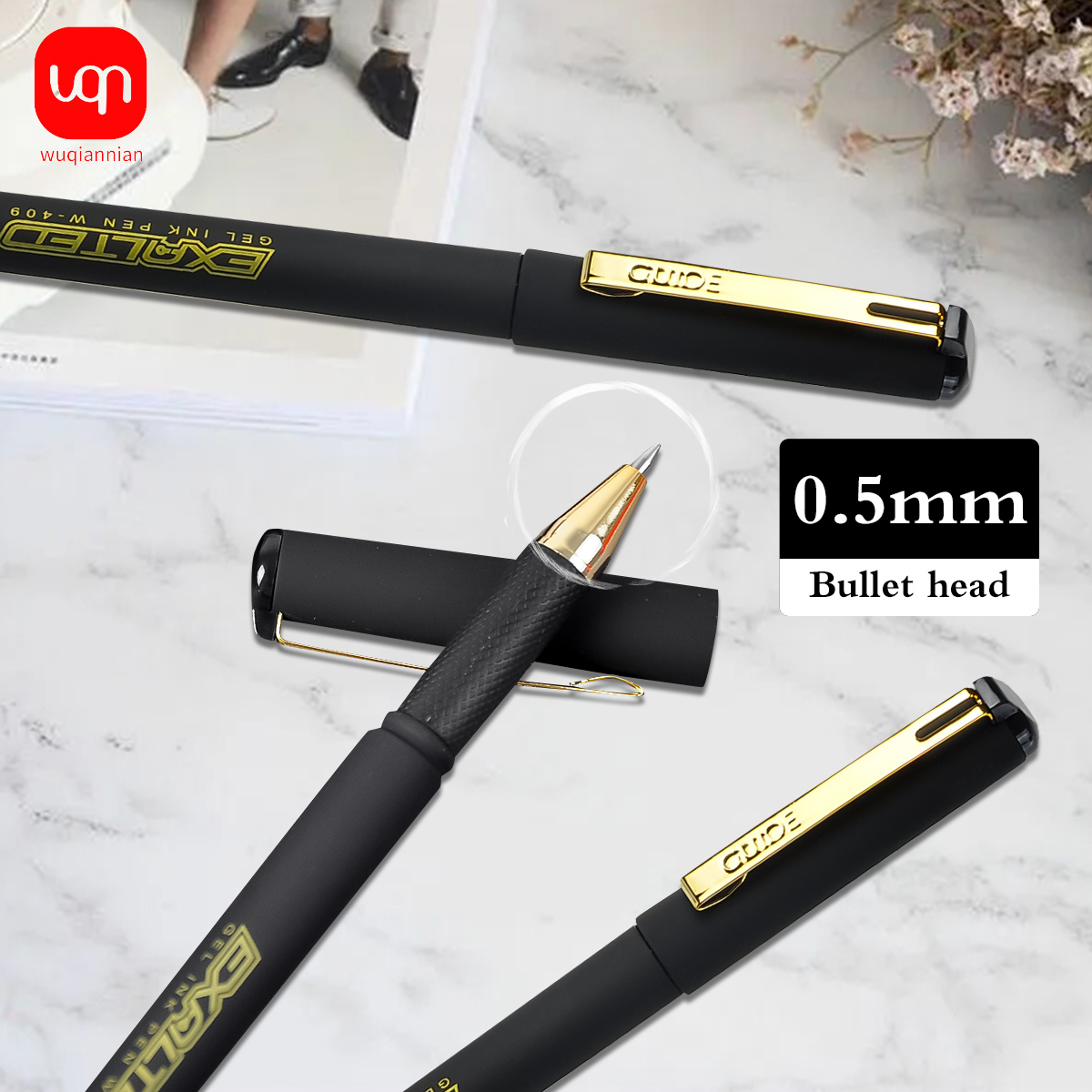 WQN-4/8/12pcs Simple Black Gel - Office Stationery Supply Business recension och pris