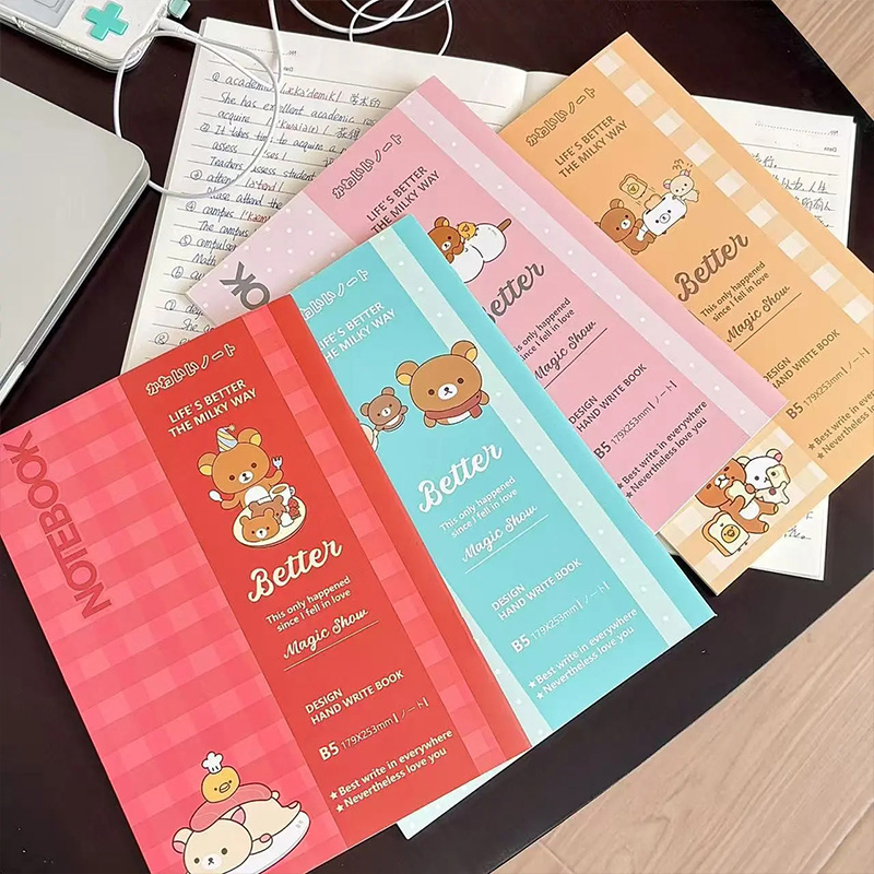 New Retro Cute Rilakkuma B5 Si - Stationery Office recension och pris