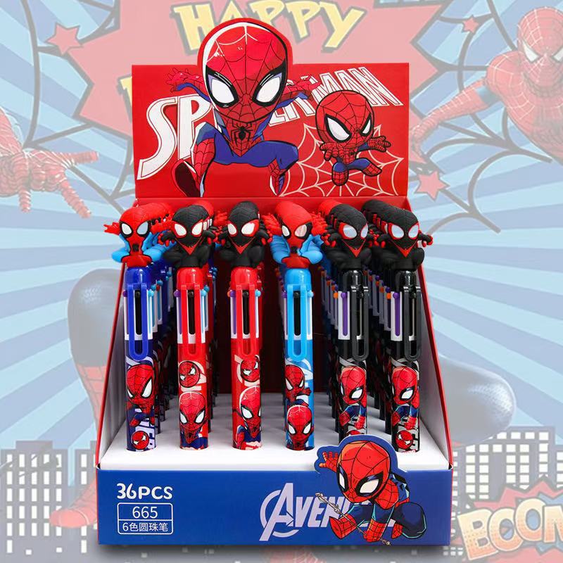 36pcs-Spider Man 6 Colors Ball - Stationery Supplier recension och pris