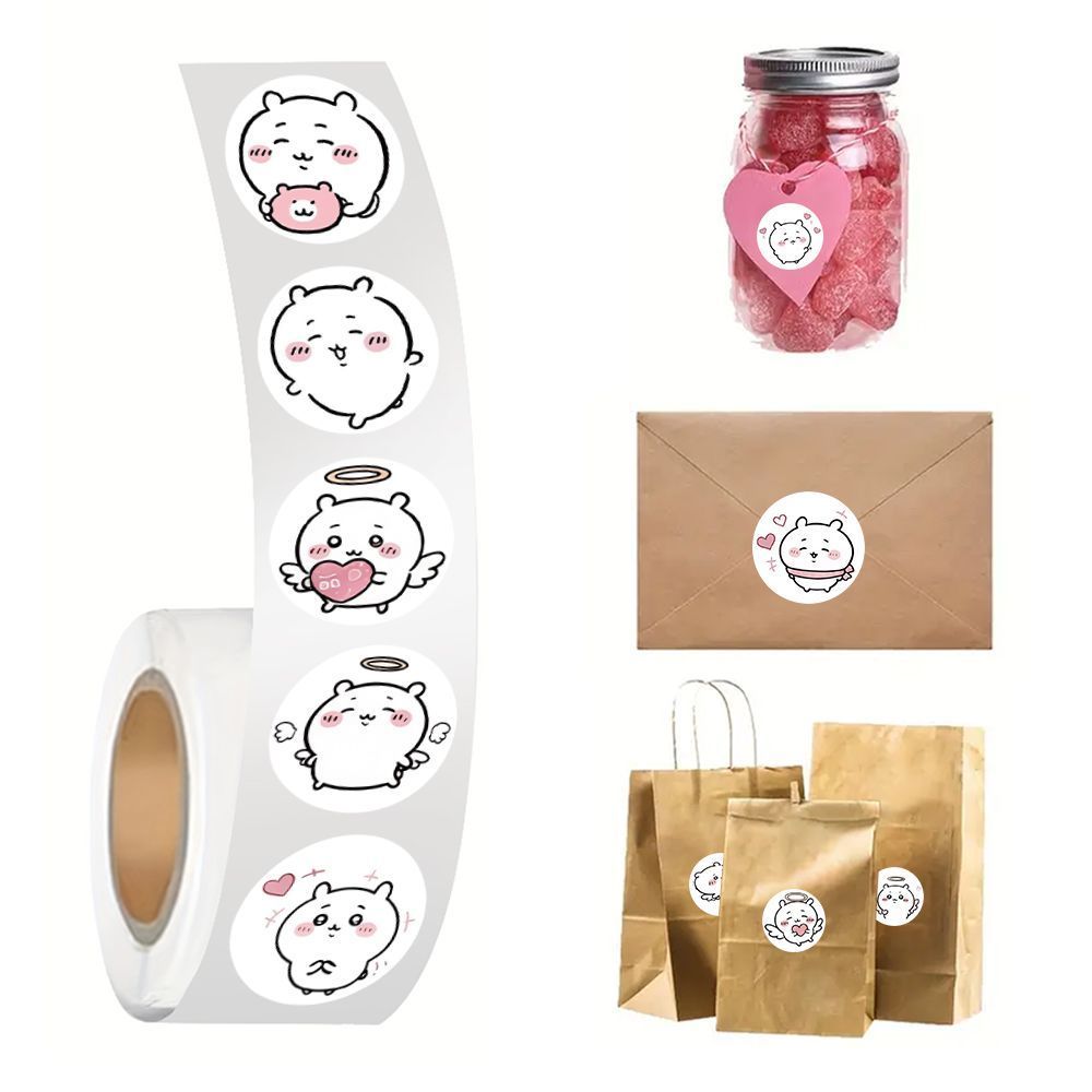 Chikawas Stickers Roll 500 Pcs - Memo Pad Sticky recension och pris