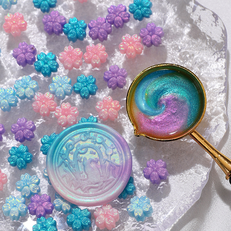 90pcs Mixed Color Glitter Saku - Wax Seal Stamp Kit recension och pris