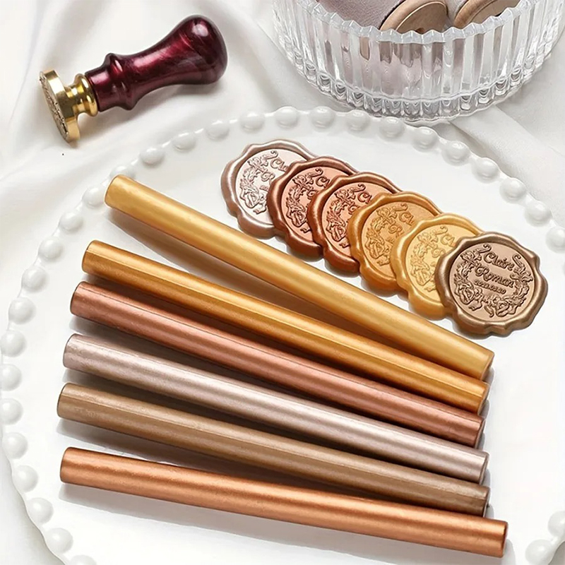 6Pcs Wax Seal Sticks 26Colors  - Wax Seal Stamp Kit recension och pris