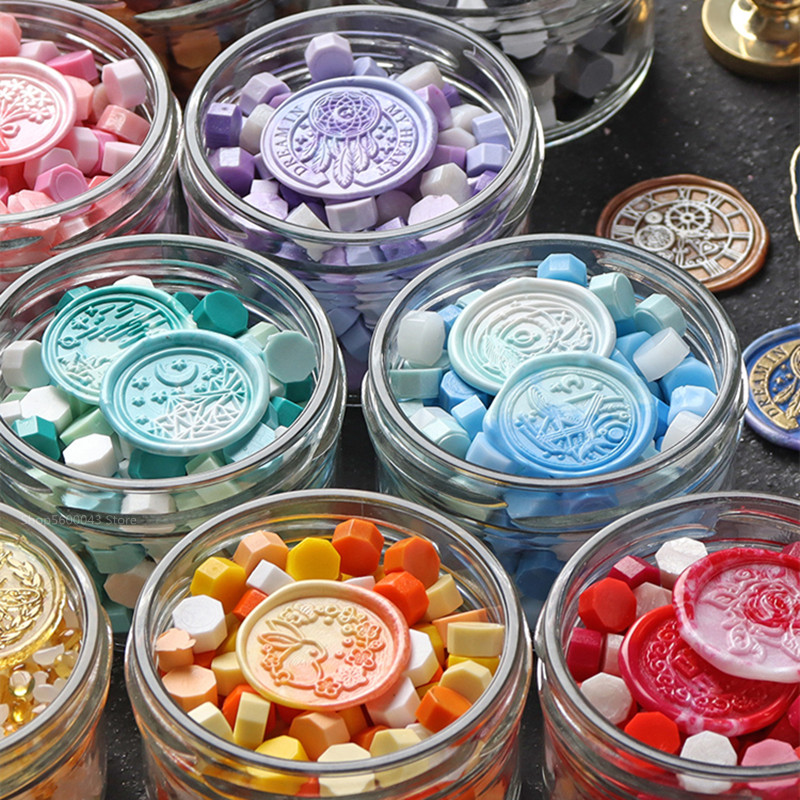 100pcs/Bag Mix Color Wax Beads - Wax Seal Stamp Kit recension och pris