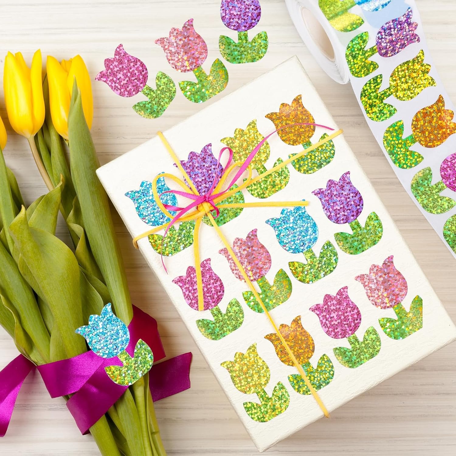 Cartoon Colorful Flower Decora - Memo Pad Sticky recension och pris