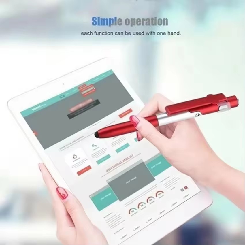 4 IN 1 Multifunction Touch Pen - Stationery Supplier recension och pris