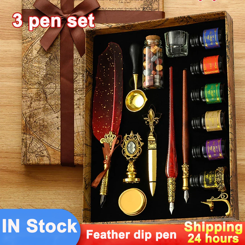 Classic Calligraphy Feather Pe - Calligraphy Ink Bottle recension och pris