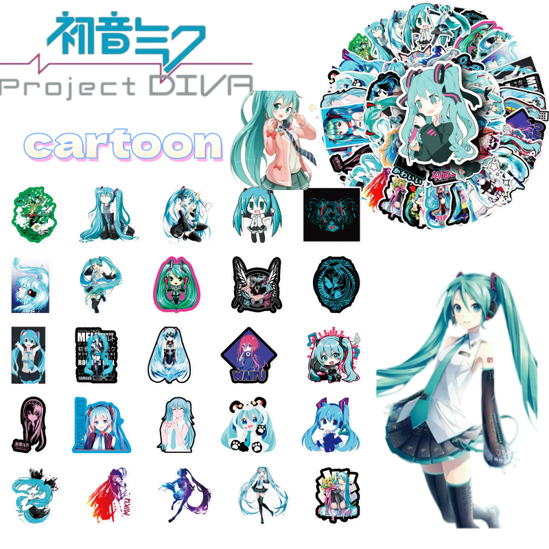 Hatsune Miku Graffiti Stickers - Memo Pad Sticky recension och pris