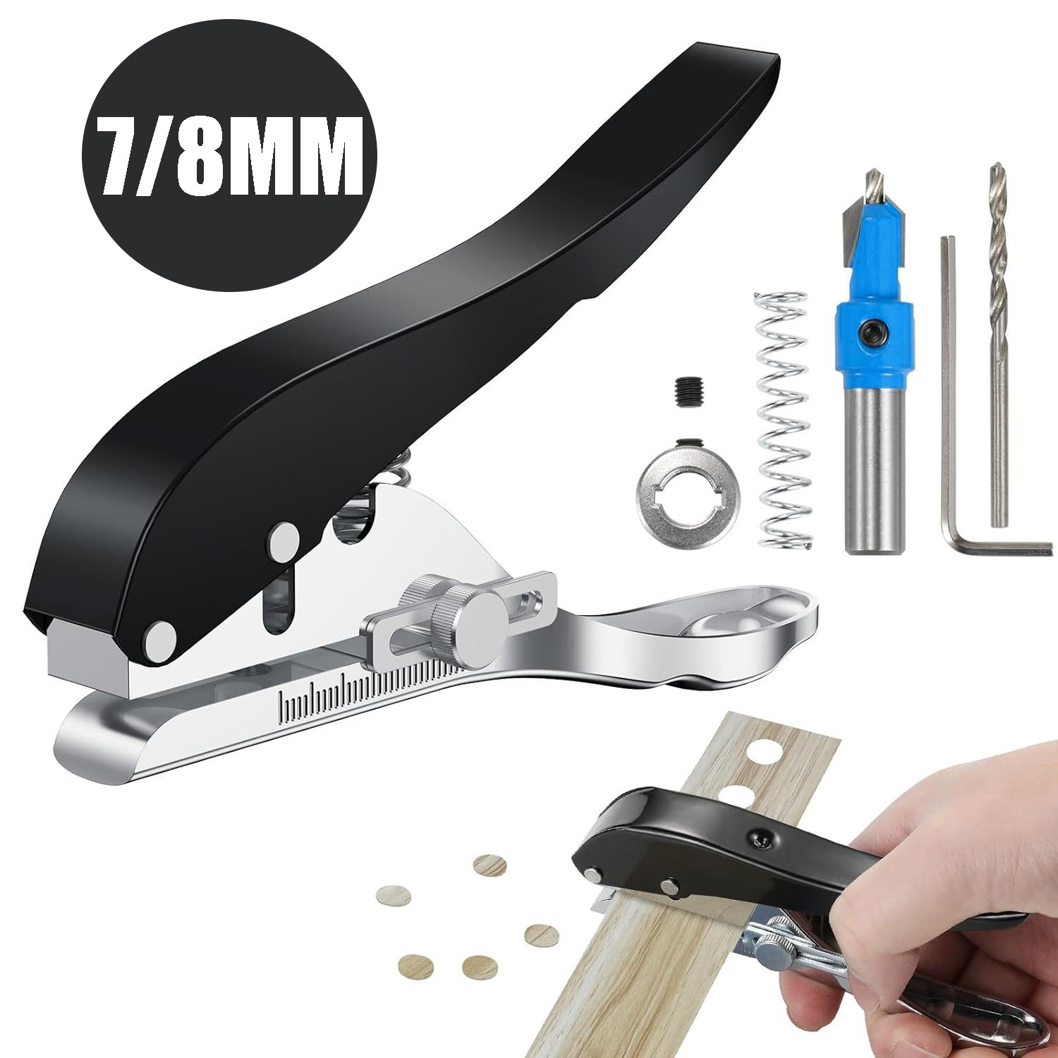 Hole Punch 3/8 Inch-8/10mm Sin - Paper Punch 3 Hole recension och pris