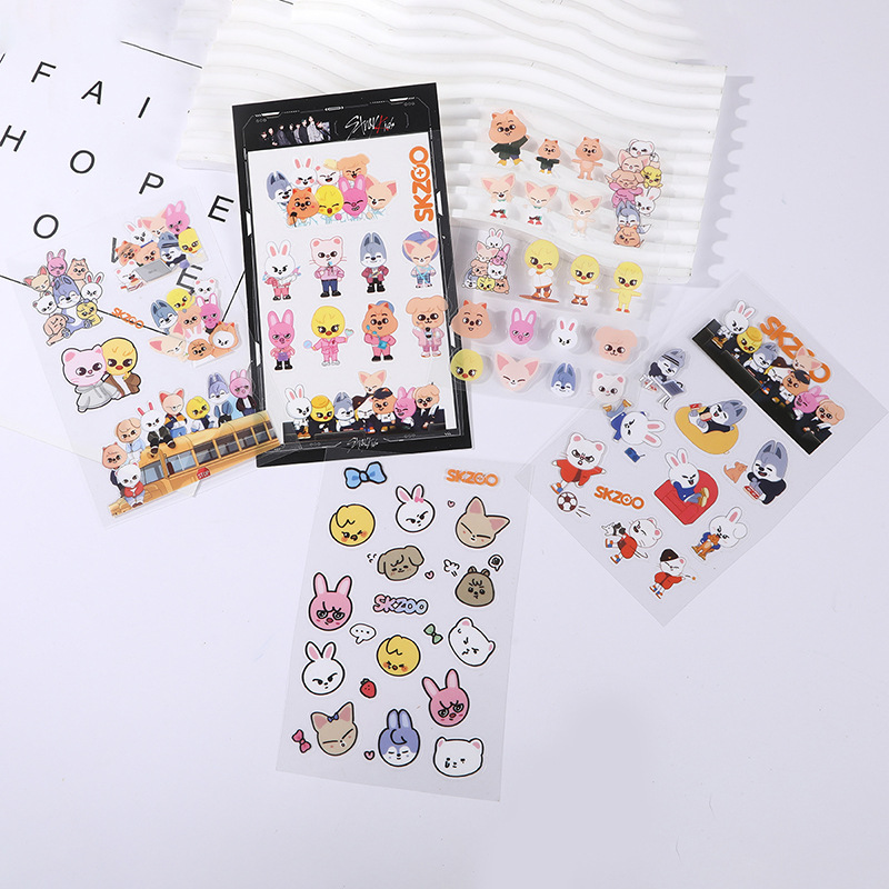 Skzoo Stray Kids Anime Cartoon - Memo Pad Sticky recension och pris