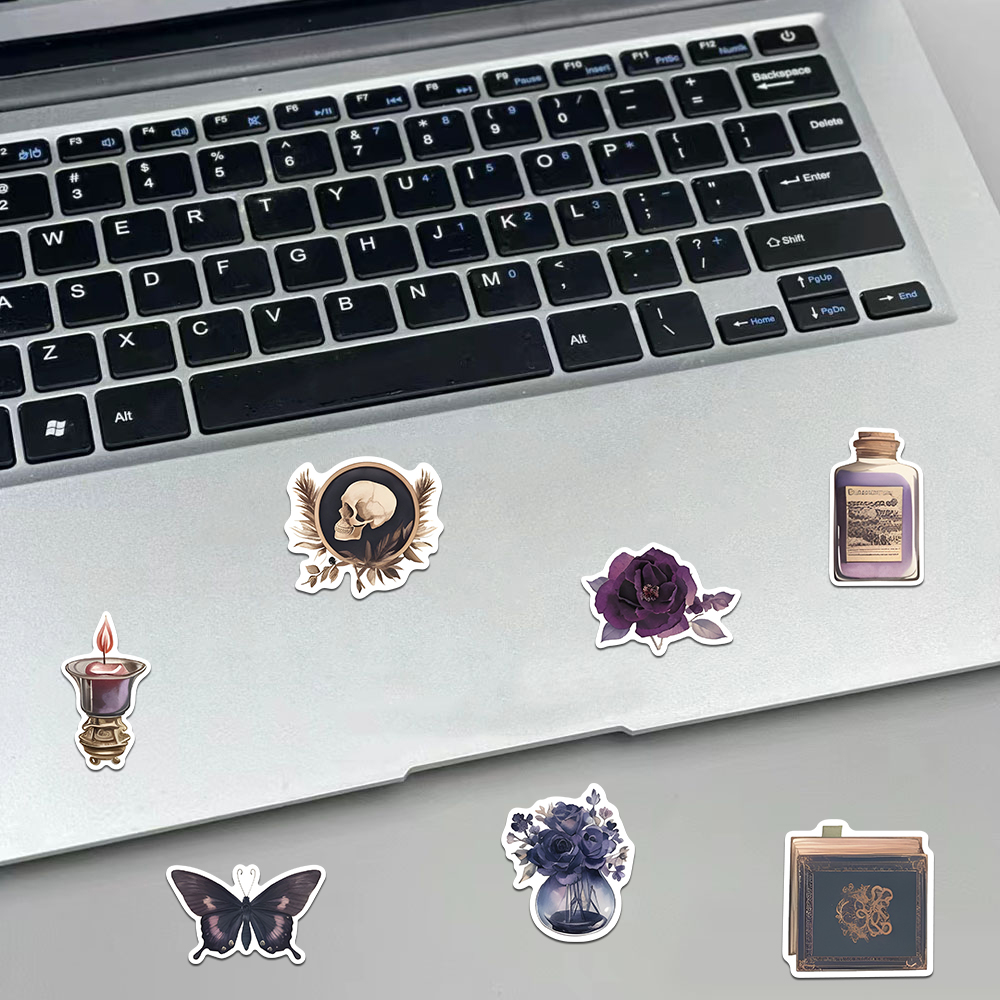 50PCS Dark Academia Stickers A - Memo Pad Sticky recension och pris