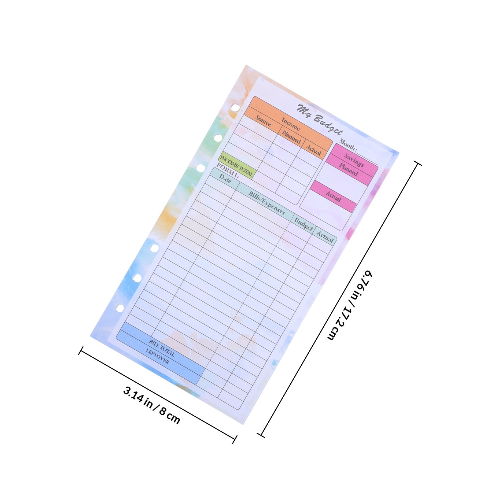 14 Sheets A6 Budget Planner Re - Planner Weekly Budget recension och pris