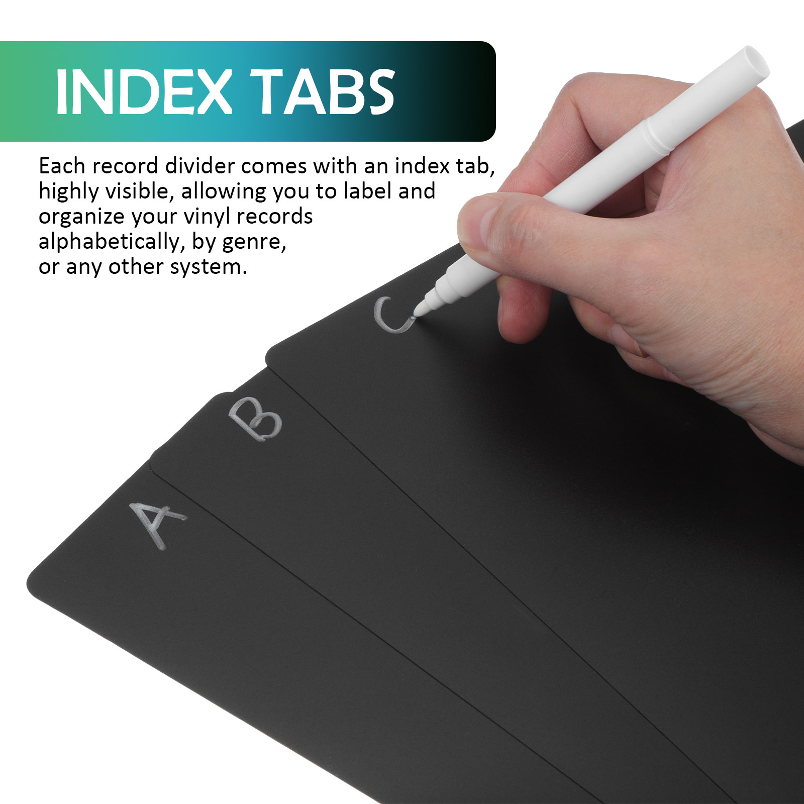20Pcs Index Card Dividers Alph - Index Tab Divider recension och pris