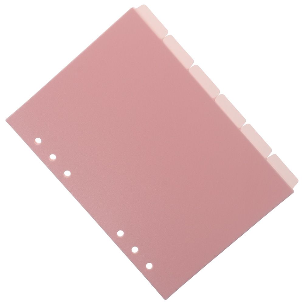 6 PCS A5 Binder Divider,Pink 6 - Index Tab Divider recension och pris