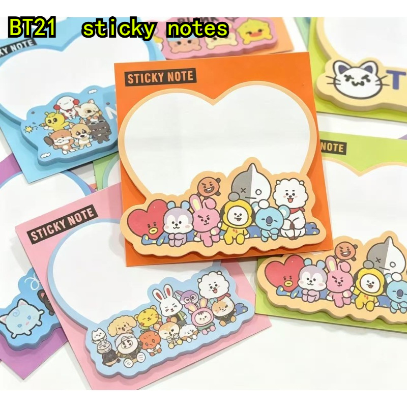 BT21 Creative Cute Sticky Note - Memo Pad Sticky recension och pris