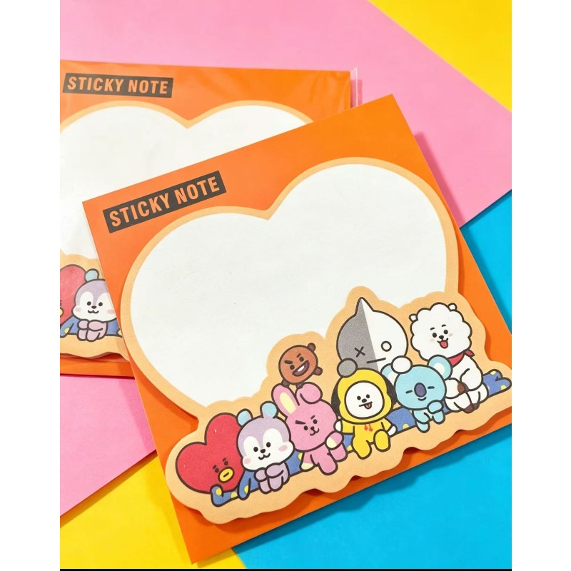 BT21 Creative Cute Sticky Note - Memo Pad Sticky recension och pris