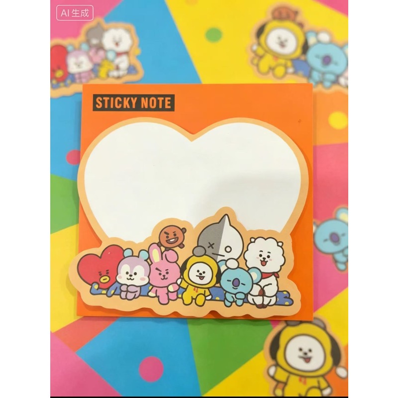 BT21 Creative Cute Sticky Note - Memo Pad Sticky recension och pris