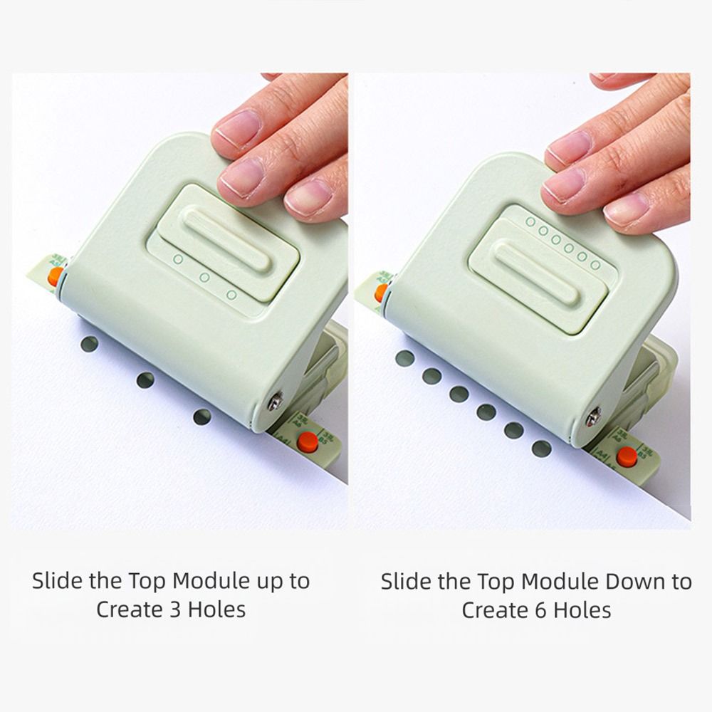 Multi-functional 3/6Holes Loos - Paper Punch 3 Hole recension och pris