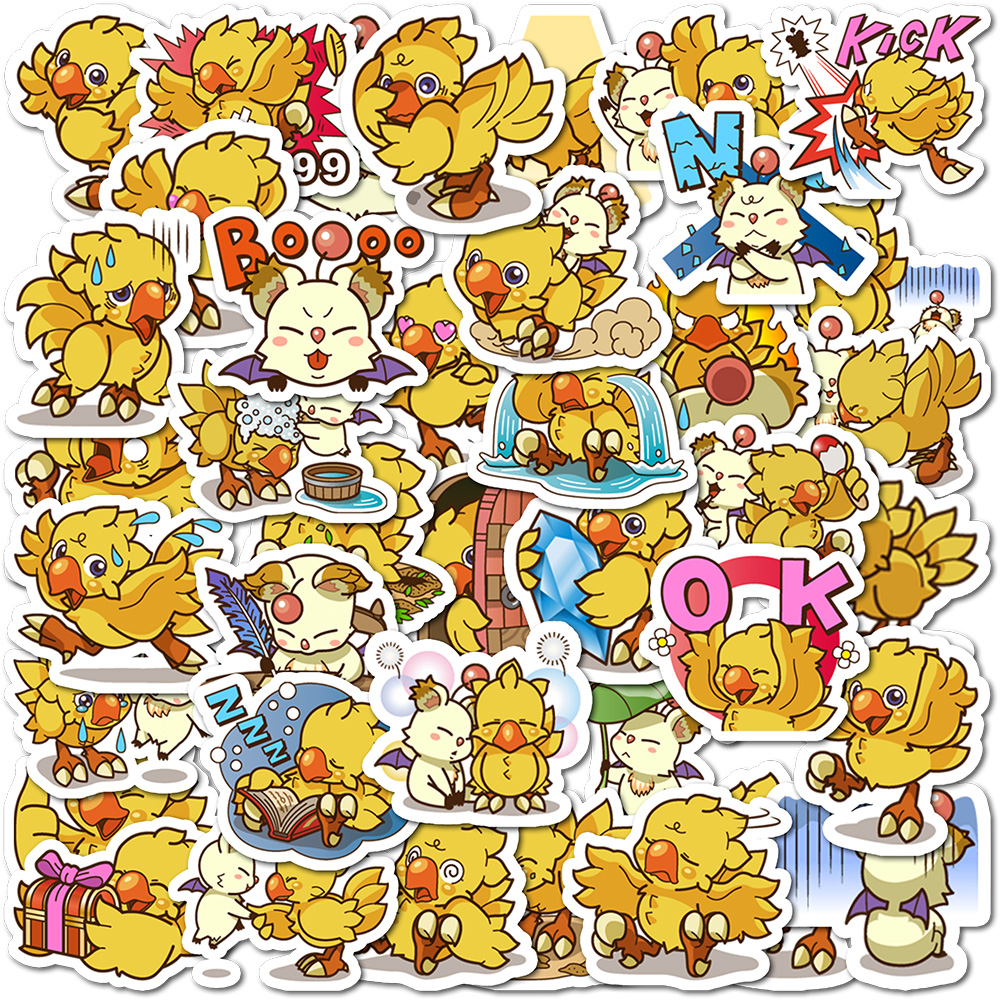 40 Pieces of Chocobo Cartoon M - Memo Pad Sticky recension och pris