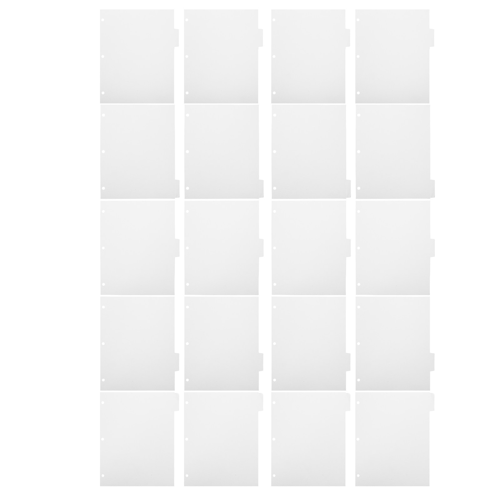 4Sets Blank Writable Page Divi - Index Tab Divider recension och pris