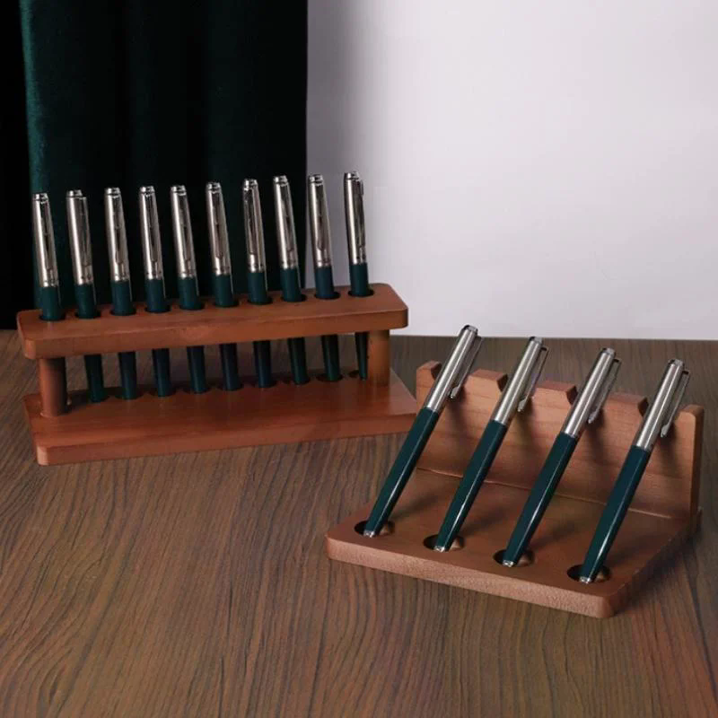 Walnut Wood Test Tube Rack Mul - Stationery Office recension och pris
