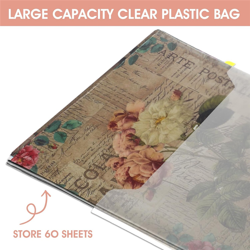 Scrapbook Paper Organizer 60 P - Cardstock Paper Pack recension och pris