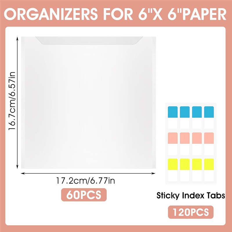 Scrapbook Paper Organizer 60 P - Cardstock Paper Pack recension och pris