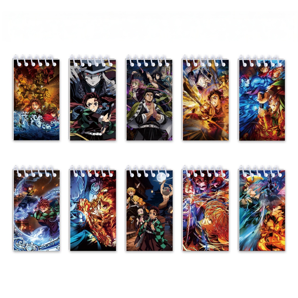 10PCS Demon Slayer Notepads. S - Stationery Warehouse recension och pris