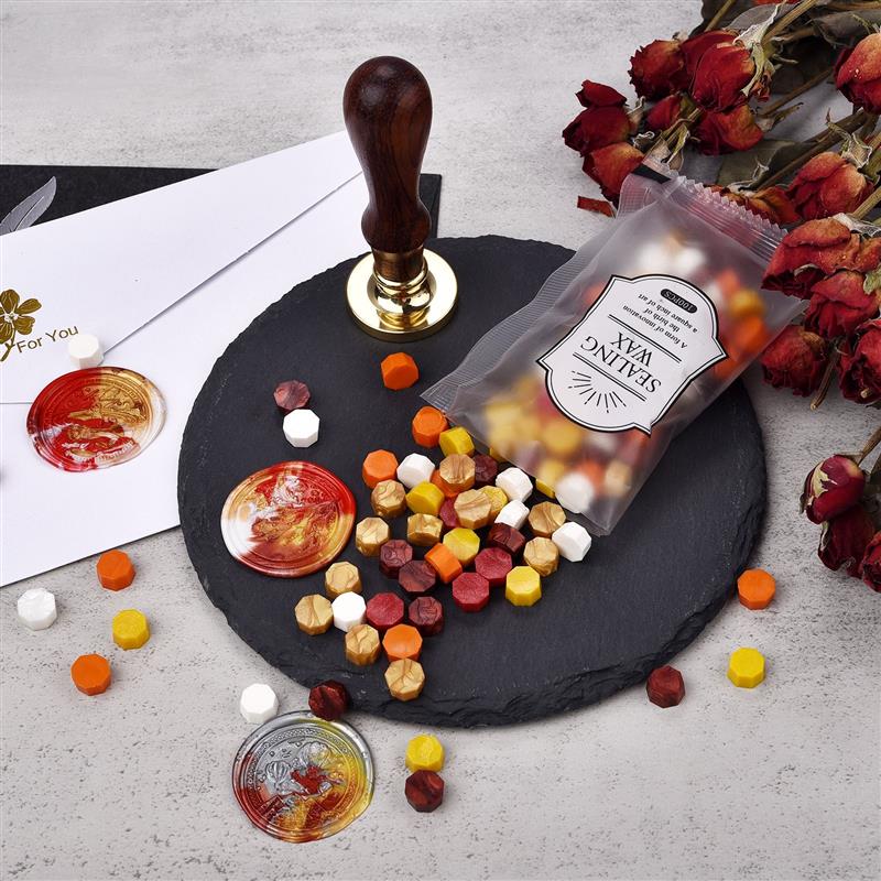 100Pcs Retro Sealing Wax Color - Wax Seal Stamp Kit recension och pris