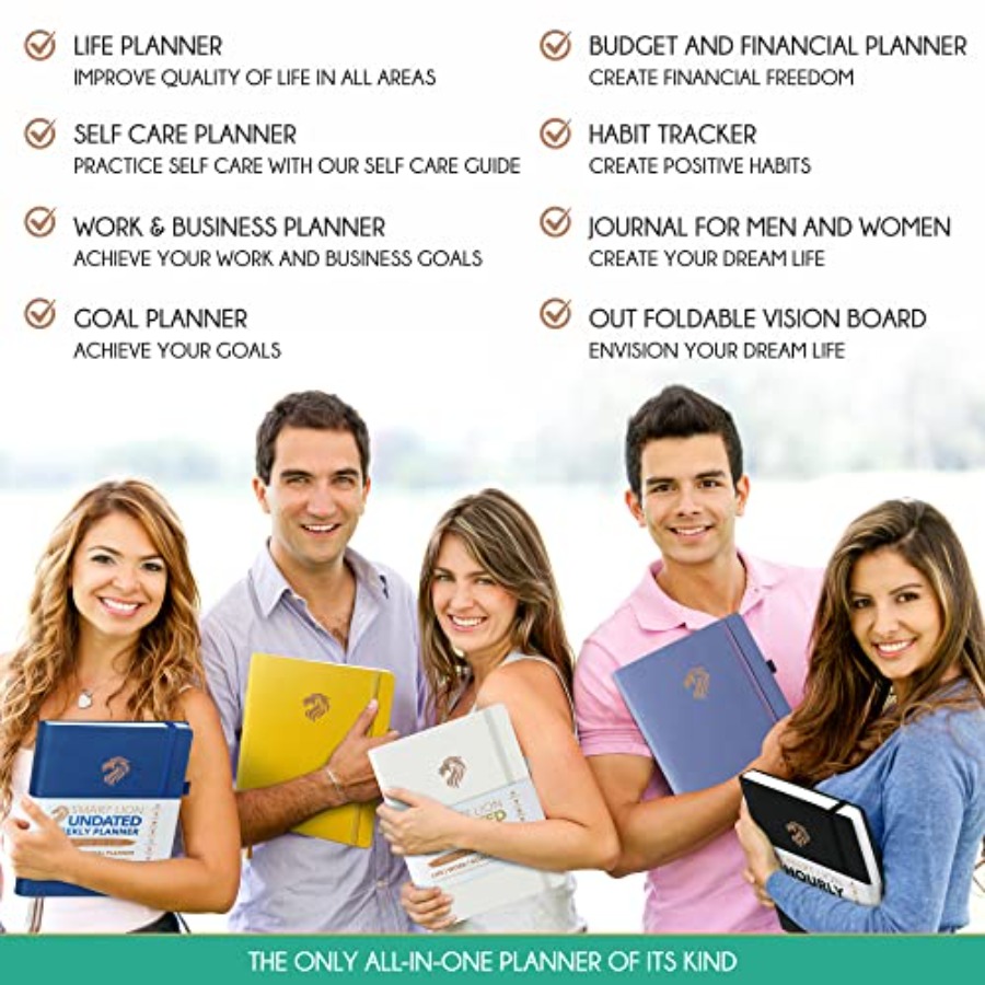 Journal for Men - Undated Dail - Planner Weekly Budget recension och pris