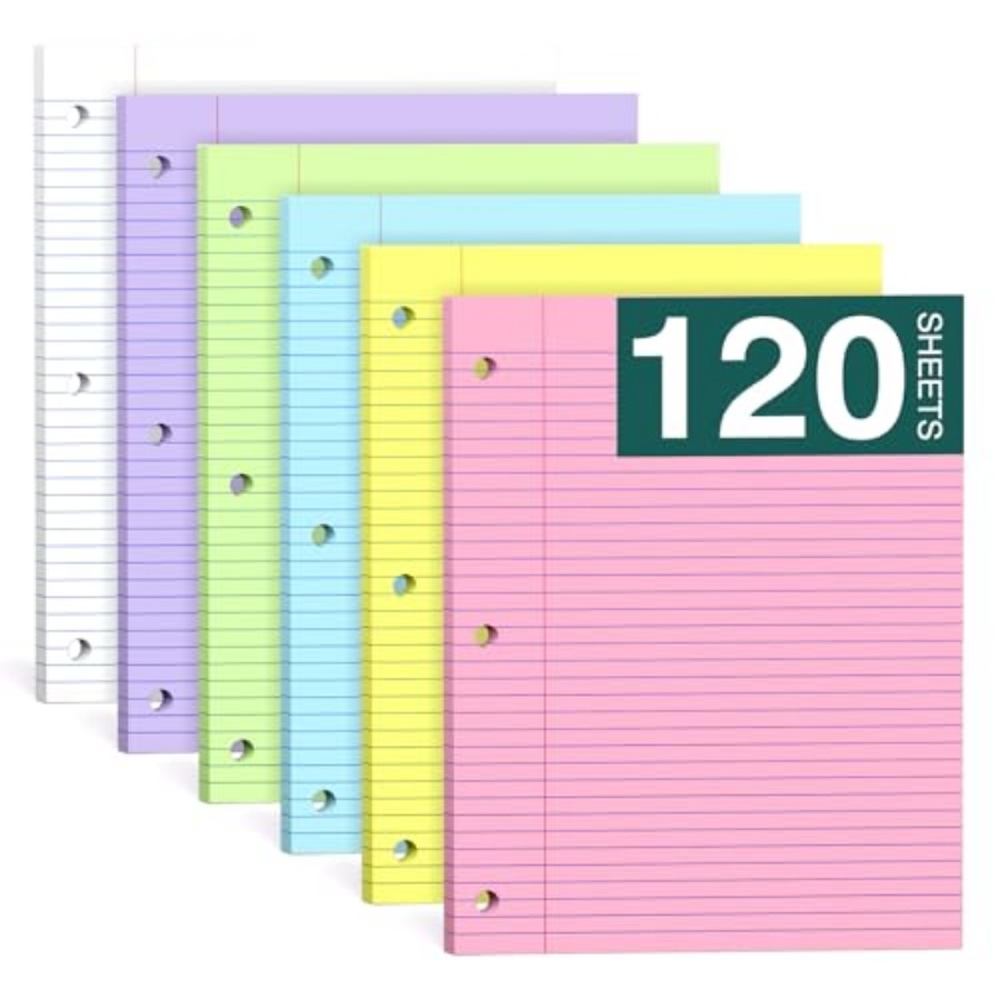 Note Pads 8 X 10.5 Loose Leaf  - Paper Punch 3 Hole recension och pris