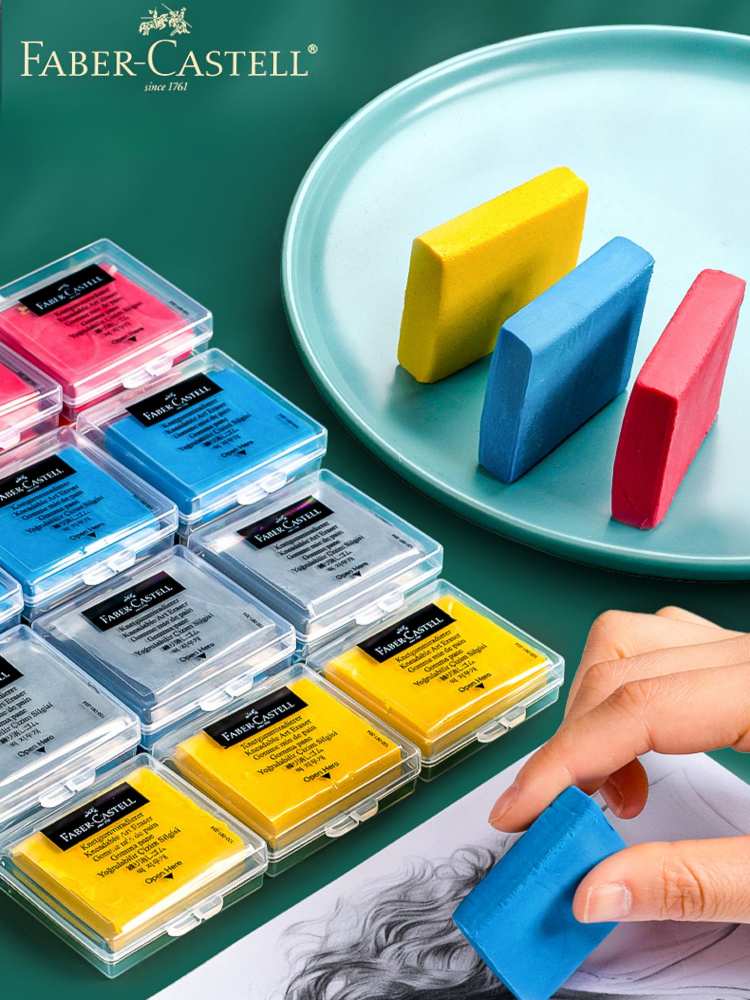 4PC Faber-Castell kneaded Eras - Rubber Eraser Kneaded recension och pris