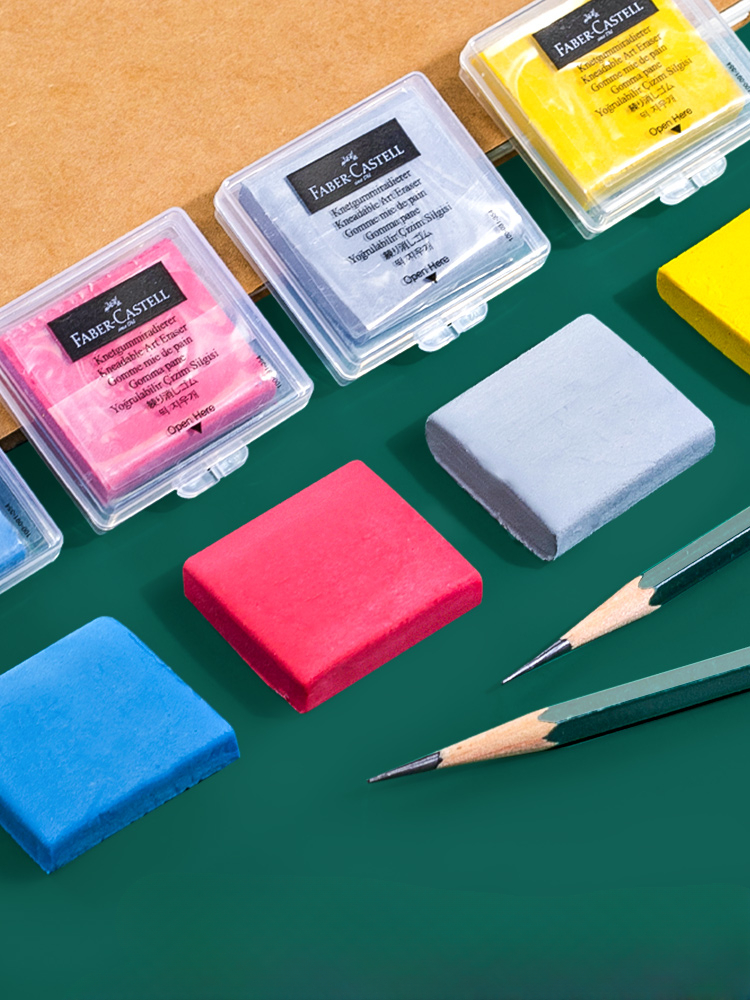 4PC Faber-Castell kneaded Eras - Rubber Eraser Kneaded recension och pris