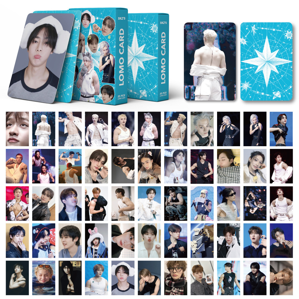 55PCS KPOP new Stray Kids Albu - Cardstock Paper Pack recension och pris
