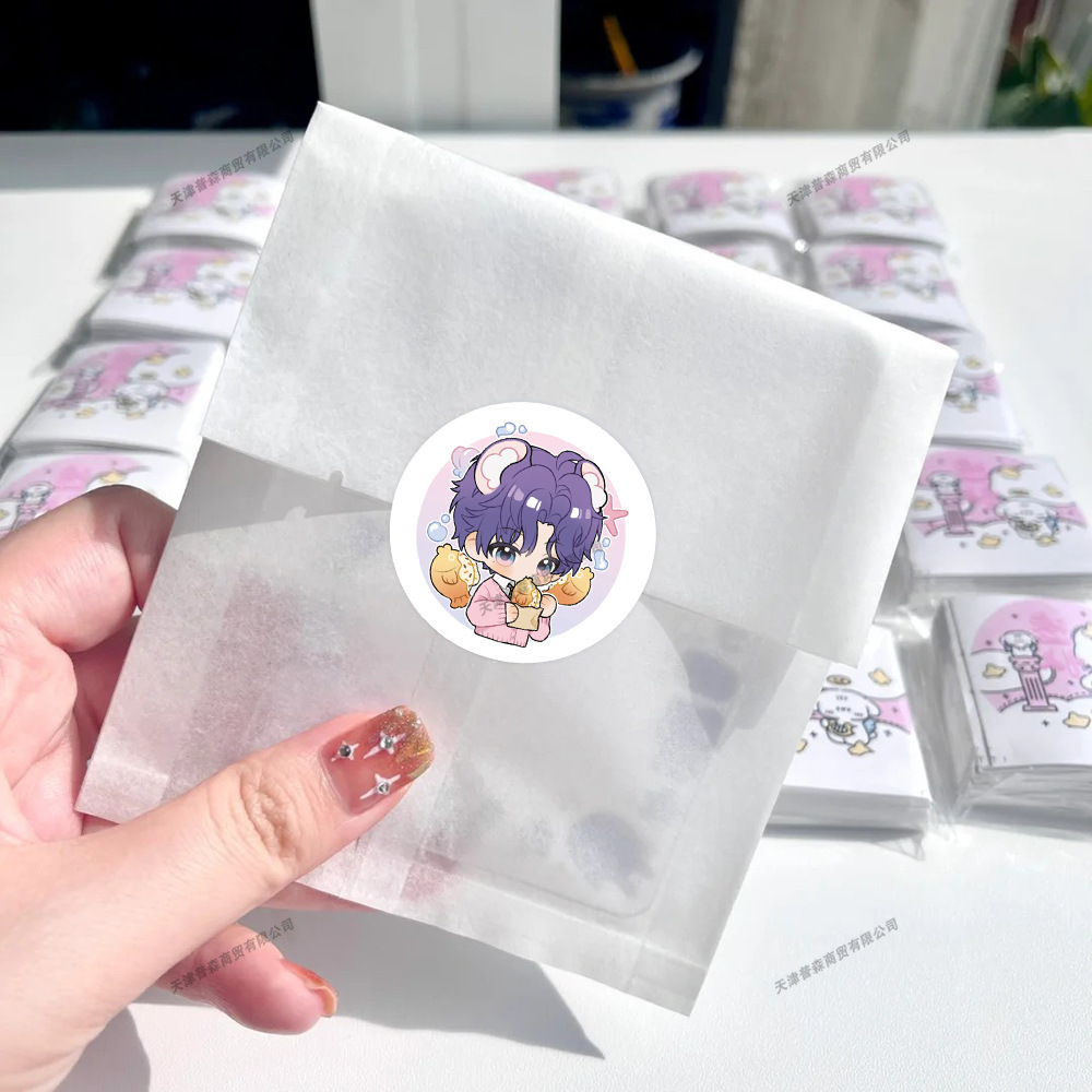 500Pcs Roll Kawaii Cartoon Sti - Memo Pad Sticky recension och pris