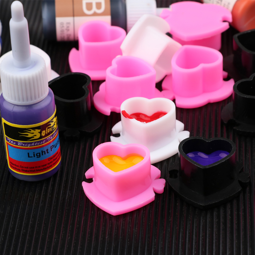 50pcs Tattoo Ink Cups Disposab - Calligraphy Ink Bottle recension och pris