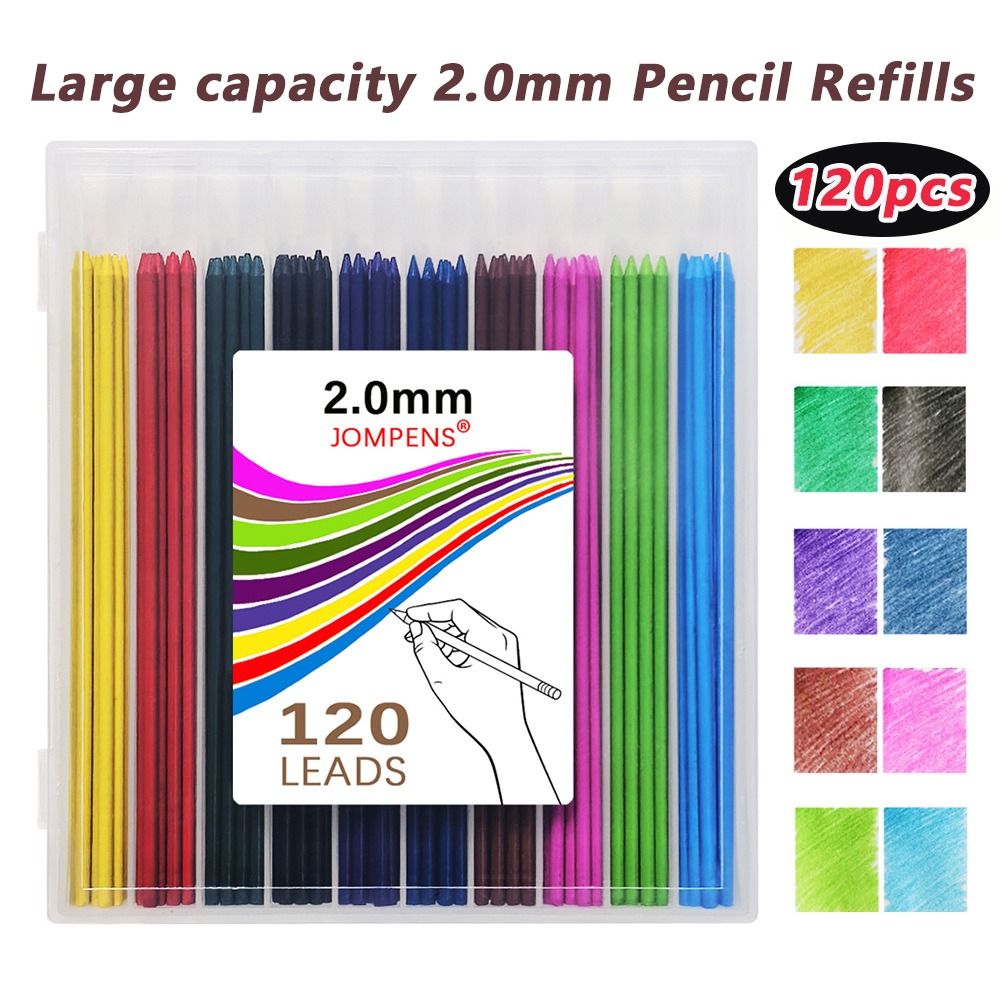 120pcs 2.0mm Lead Pencil Refil - Mechanical Pencil Lead recension och pris